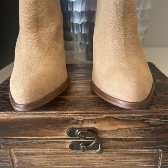 Vince Camuto Paitrilla Booties in Tan - Picture 3 of 9